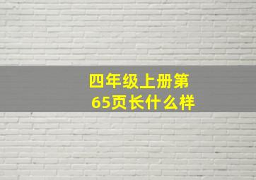 四年级上册第65页长什么样