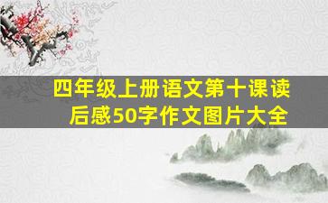 四年级上册语文第十课读后感50字作文图片大全