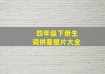 四年级下册生词拼音图片大全