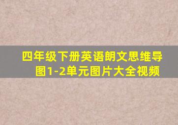 四年级下册英语朗文思维导图1-2单元图片大全视频