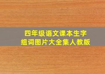 四年级语文课本生字组词图片大全集人教版