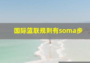 国际篮联规则有soma步