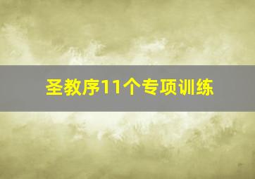 圣教序11个专项训练