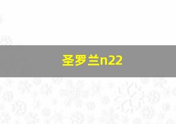 圣罗兰n22