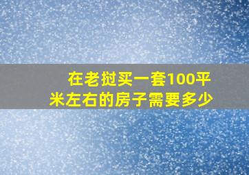 在老挝买一套100平米左右的房子需要多少