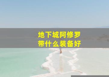 地下城阿修罗带什么装备好