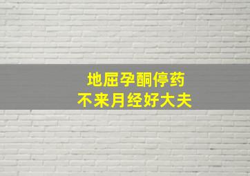 地屈孕酮停药不来月经好大夫