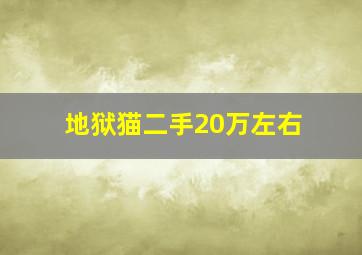 地狱猫二手20万左右