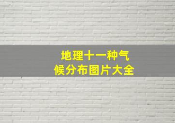 地理十一种气候分布图片大全