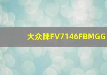 大众牌FV7146FBMGG