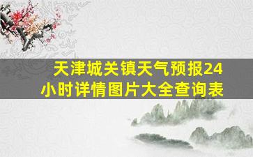 天津城关镇天气预报24小时详情图片大全查询表