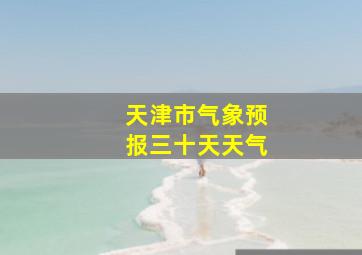 天津市气象预报三十天天气