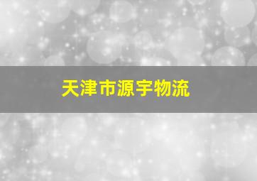 天津市源宇物流