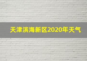 天津滨海新区2020年天气