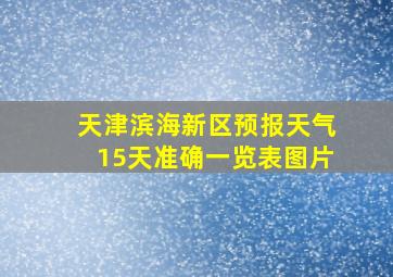 天津滨海新区预报天气15天准确一览表图片