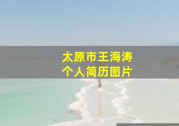 太原市王海涛个人简历图片