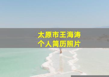 太原市王海涛个人简历照片