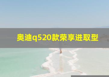 奥迪q520款荣享进取型