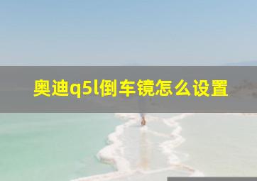 奥迪q5l倒车镜怎么设置