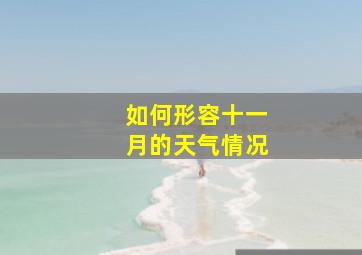 如何形容十一月的天气情况