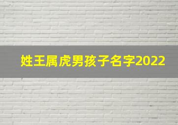 姓王属虎男孩子名字2022