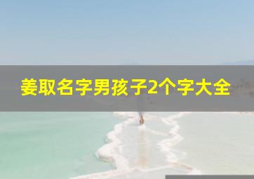 姜取名字男孩子2个字大全