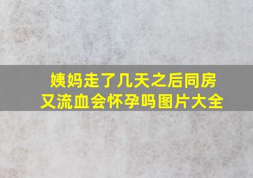 姨妈走了几天之后同房又流血会怀孕吗图片大全