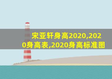 宋亚轩身高2020,2020身高表,2020身高标准图