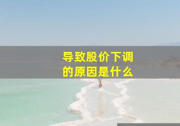 导致股价下调的原因是什么