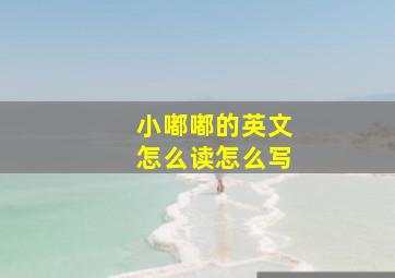 小嘟嘟的英文怎么读怎么写