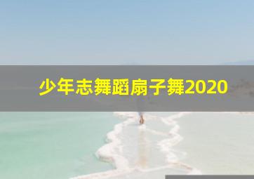 少年志舞蹈扇子舞2020