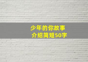 少年的你故事介绍简短50字