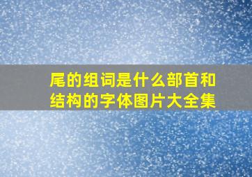 尾的组词是什么部首和结构的字体图片大全集