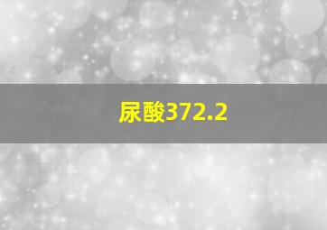 尿酸372.2