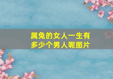 属兔的女人一生有多少个男人呢图片