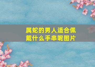 属蛇的男人适合佩戴什么手串呢图片