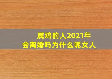 属鸡的人2021年会离婚吗为什么呢女人