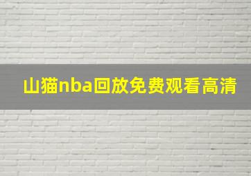 山猫nba回放免费观看高清