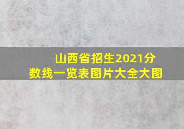 山西省招生2021分数线一览表图片大全大图