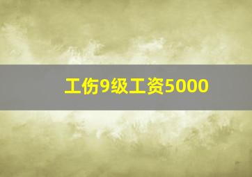 工伤9级工资5000