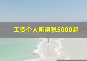 工资个人所得税5000起