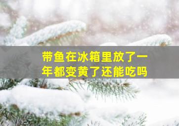 带鱼在冰箱里放了一年都变黄了还能吃吗