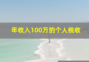 年收入100万的个人税收