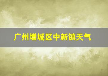 广州增城区中新镇天气