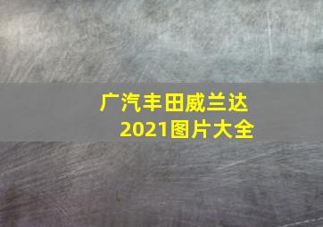 广汽丰田威兰达2021图片大全