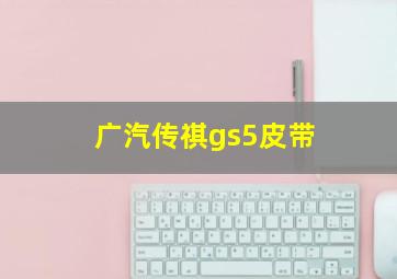 广汽传祺gs5皮带