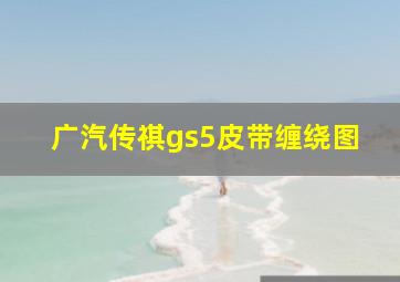 广汽传祺gs5皮带缠绕图