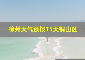 徐州天气预报15天铜山区