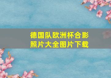 德国队欧洲杯合影照片大全图片下载