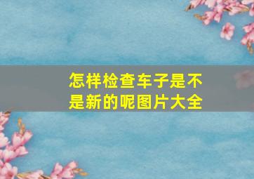 怎样检查车子是不是新的呢图片大全